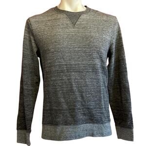 Mens Sweater Size Medium Gray Crew Neck Luxury Gym Ready Athletic Outdoors Fall